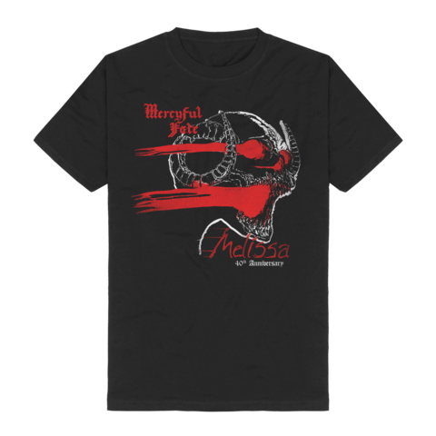 Melissa 40th Anniversary Cross by Mercyful Fate - T-Shirt - shop now at Mercyful Fate store